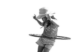 New hat and a hula hoop New hat and a hula hoop