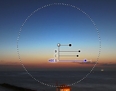 Control points allow you to make image adjustments isolated to a radius of influence.