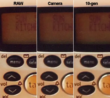 RAW/JPG comparison