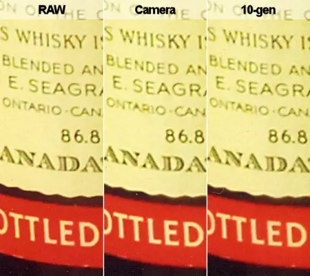 RAW/JPG comparison