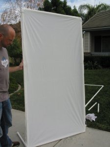 Build your own 42″x78″ free-standing lighting panel for about $40