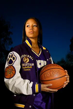 Alicia with Basketball