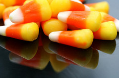 reflected candy corn