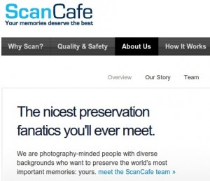 ScanCafe negative scanning progress