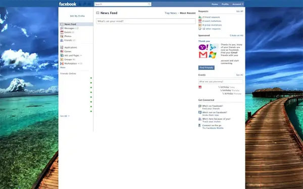 Facebook theme