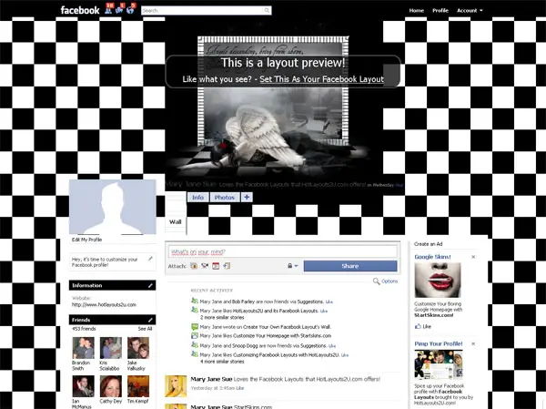 Facebook theme