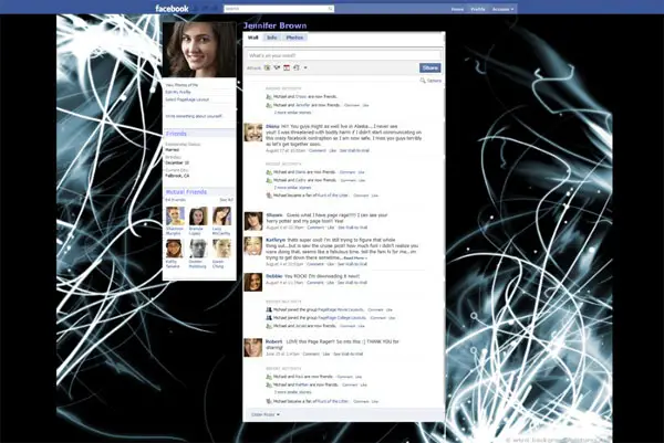 Facebook theme