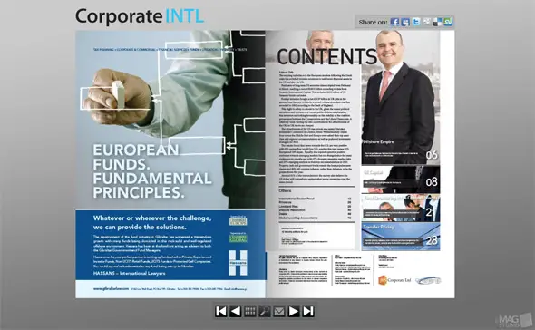 Corporate INTL Flip pages