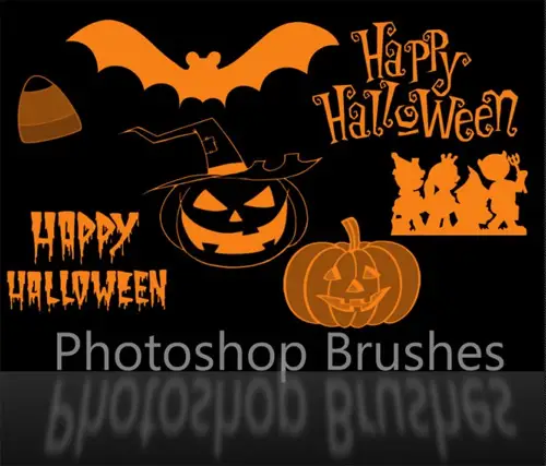 free halloween photoshop brush sets