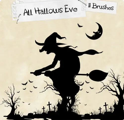 free halloween photoshop brushes