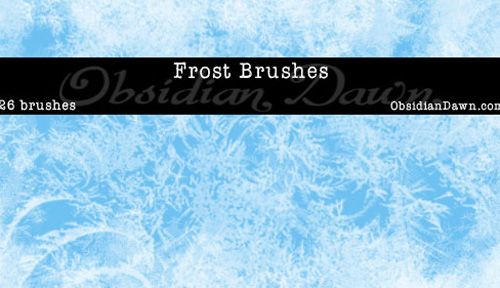 Frost Photoshop Brushes