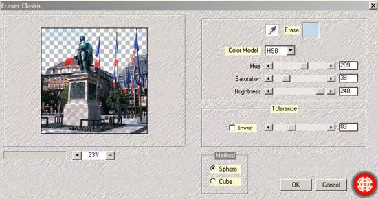 Download Eraser Classic - free Photoshop CS5 Plug-in