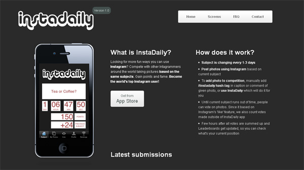 download free instadaily app for iphone, ipod and ipad