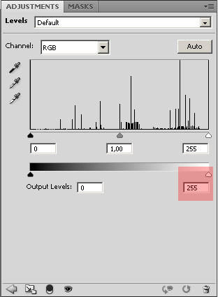 photoshop levels histogram