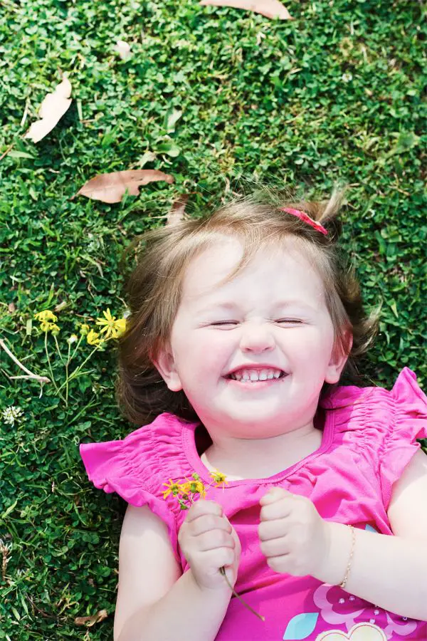 girl portrait face smile