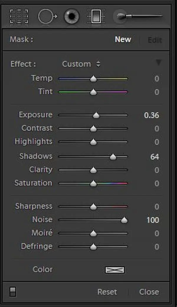 graduated-filter-menu