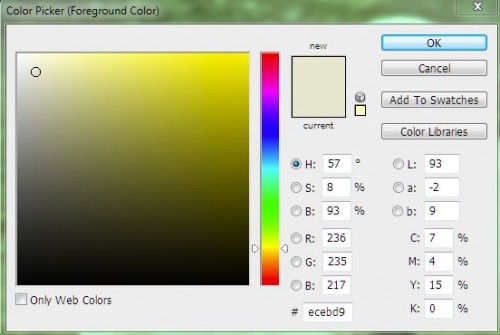 Yellow Grey Color Picker