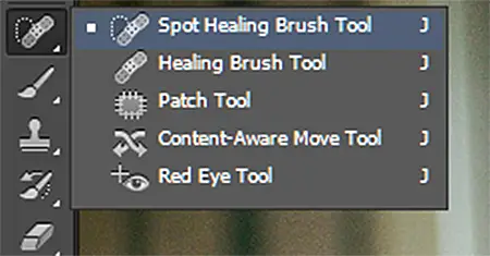 Spot Healing Brush Tool