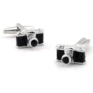 Mens camera cufflinks - Valentine's gifts for photographers