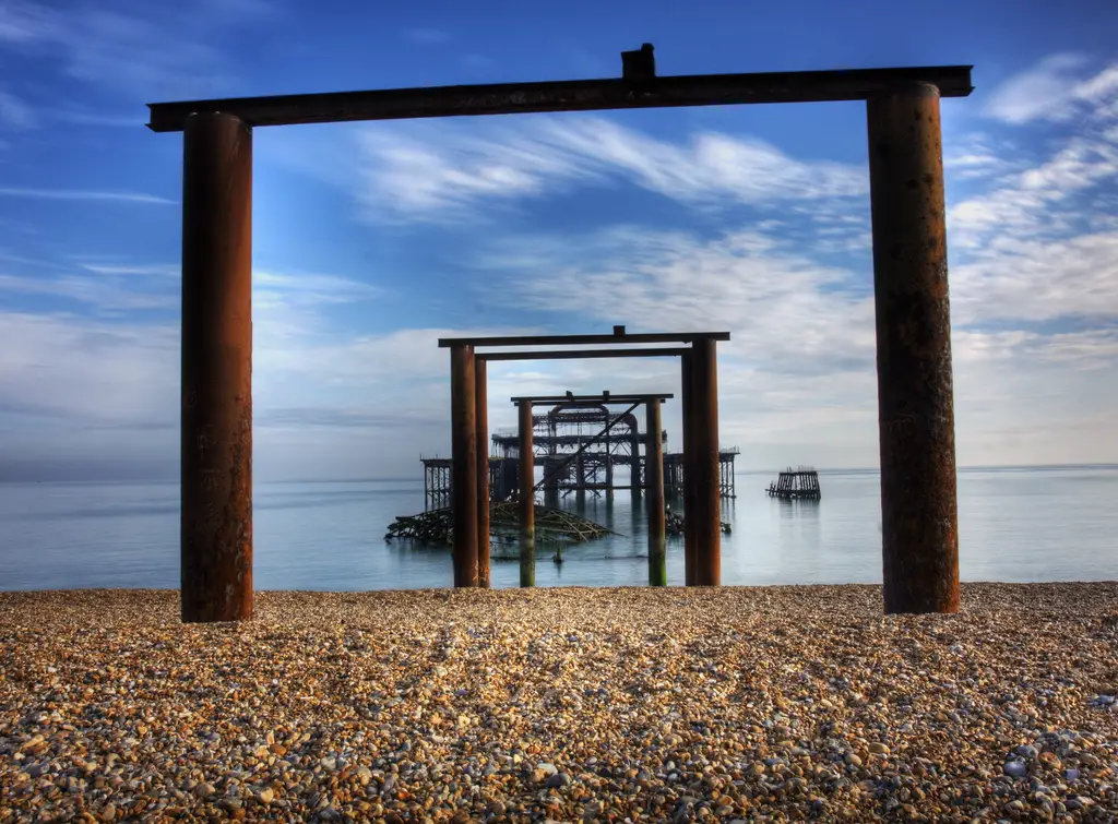 The west pier at Brighton Beach is steeped with history, the subject matter alone here already carries with it a story