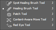 Select Healing Brush Tool