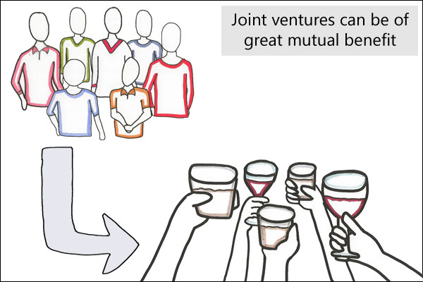 Link building strategies: Joint ventures can be of great mutual benefit...
