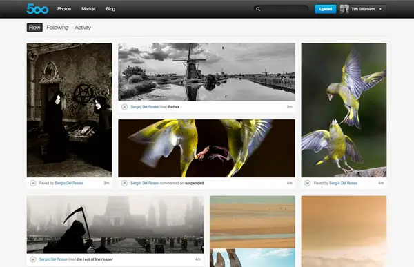 Everything about 500px says “high quality”.