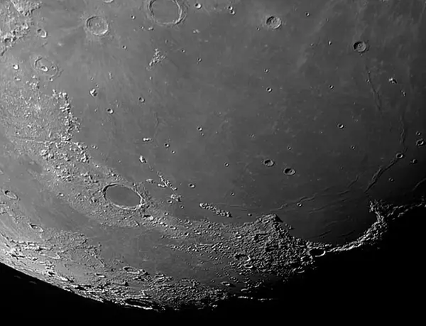 Sharpening and tweaking in editing should let you actually see the craters in your moon photograph! Photo by Nigel Howe