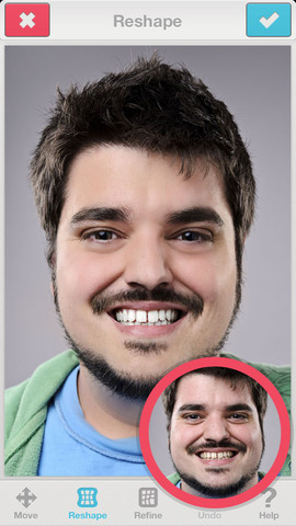 FaceTune Screenshot