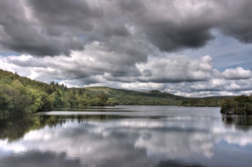 I took this photograph when camping on the moors in Southern England, using a polarising filter will always help in making the reflections of the sky in water more dramatic