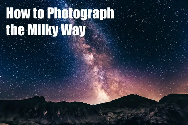 milky way over mountains