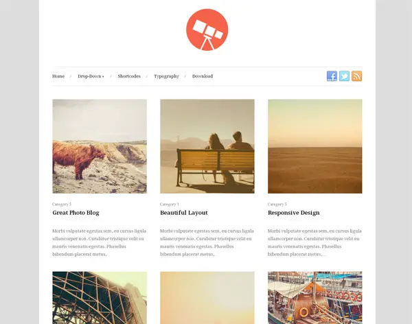 free photography wordpress themes