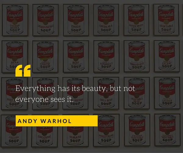 Andy Warhol Quote for Photographers