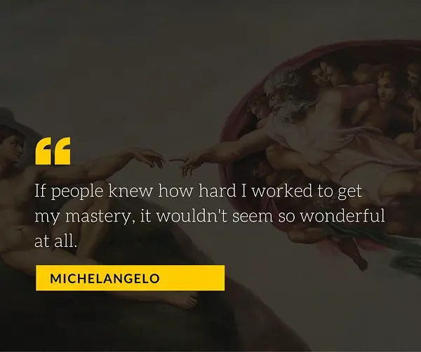 Michelangelo Quote for Photographers