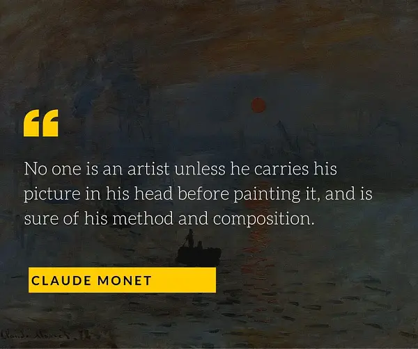 Claude Monet Quote for Photographers