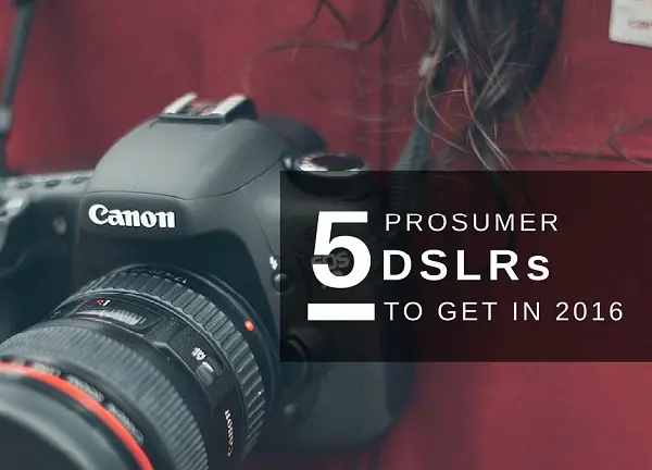 5 of the Best Prosumer DSLRs for Budding Professional Photographers
