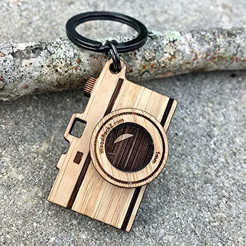 DSLR Camera Keychain Bamboo