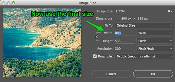 How to Resize Imges for Sharpness in Photoshop
