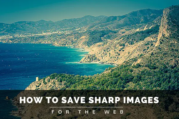 how to save sharp images for the web