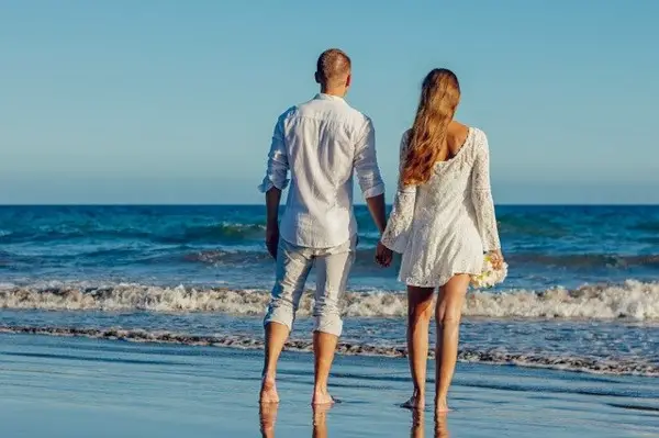 Couple on beach