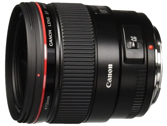 Canon EF 35mm f/1.4 USM Wide Angle Lens