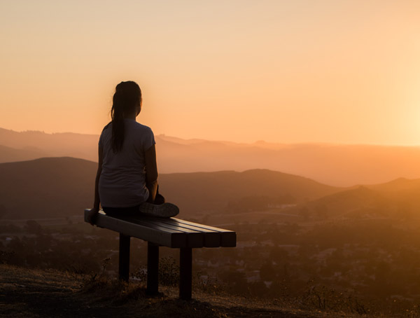 Woman relaxing