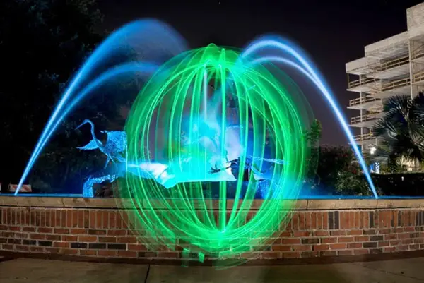 another light painting photograph