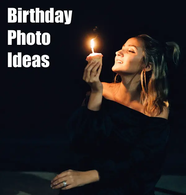 girl with a birthday candle