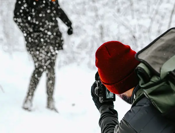 photographer and subject