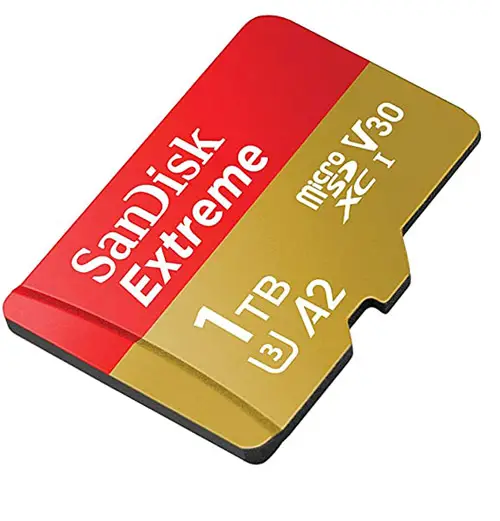 sandisk extreme memory card
