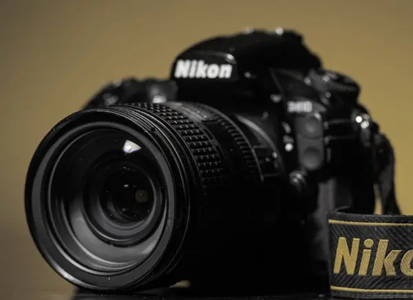 A Nikon camera