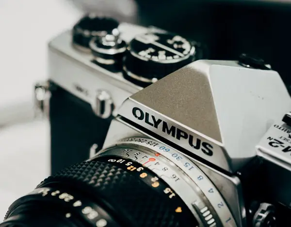 an Olympus camera