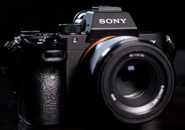 A Sony camera