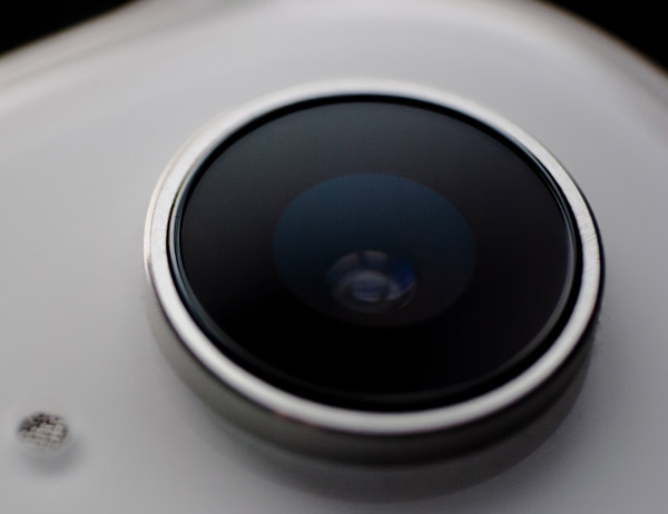 Lens of a phone camera